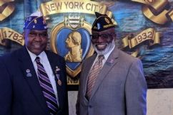 Enjoying a festive day at the Purple Hearts of the Manhattan Chapter 3 annual fundraiser.